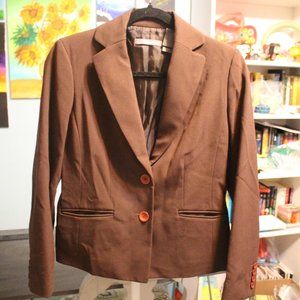 Liz Claiborne Petite Brown Blazer
